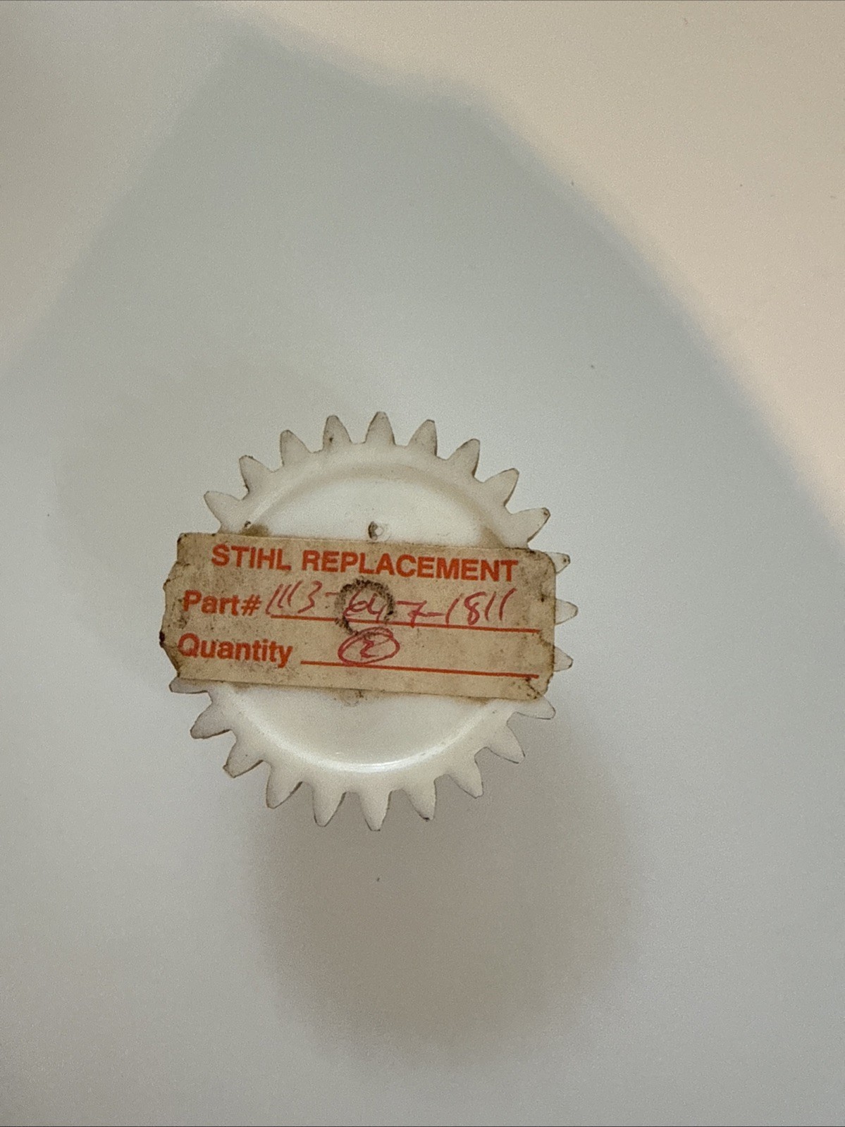 NEW STIHL WORM OILER WHEEL 11136471811 OEM product image